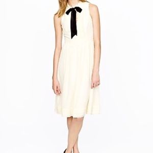 J.Crew Swiss Dot Chiffon Dress